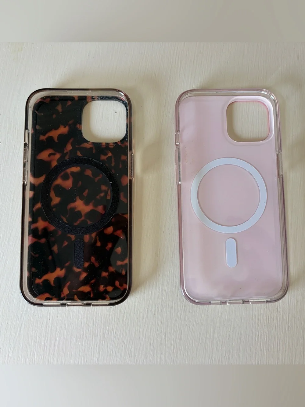 Kate Spade Black Tortoiseshell and Pink Stripe iPhone Case Duo